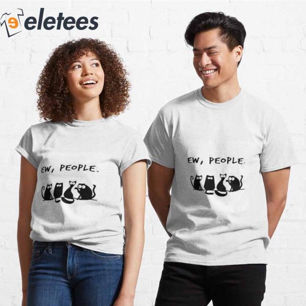 Ew People Black Cats T-Shirt