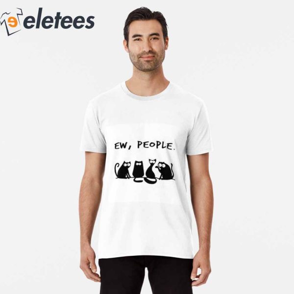 Ew People Black Cats T-Shirt