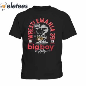 Jordan Omogbehin Wrestlemania 39 Bigboy Hollywood 2023 T-Shirt