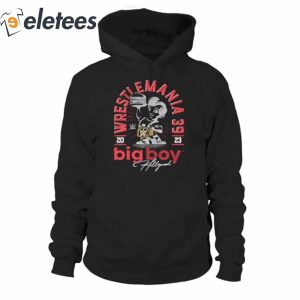 Jordan Omogbehin Wrestlemania 39 Bigboy Hollywood 2023 T Shirt3