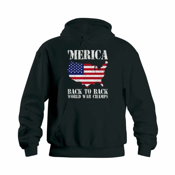 Merica back to back world war champs, Veterans Day America USA Patriotic Apparel Gifts 4th of July Tee Shirt US Flag T-Shirt