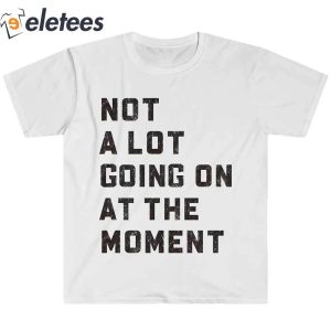 Not a Lot Going On At The Moment T Shirt2