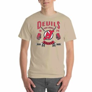 Retro Devils Hockey T Shirt1