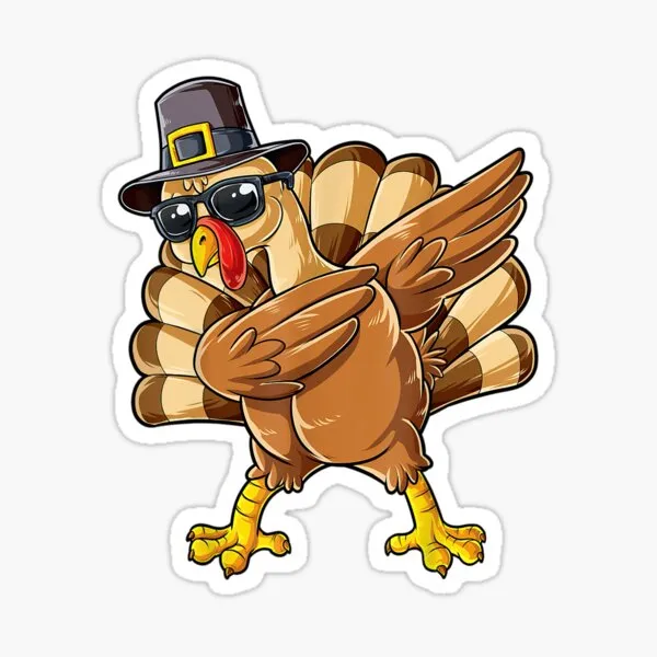 Dabbing Turkey Thanksgiving Day