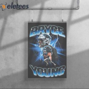 Bryce Young No.1 Carolina Panthers NFL Canvas Poster 2