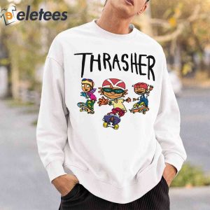 Cartoon Skaters Thrasher Shirt2