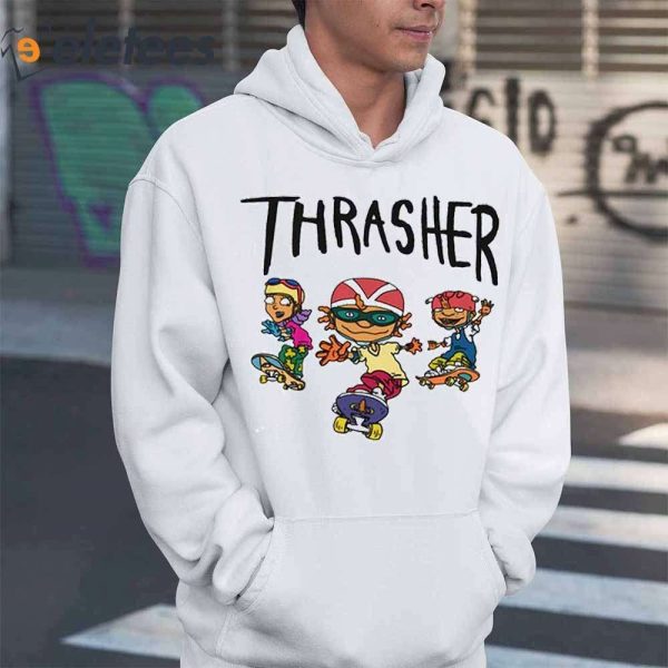 Cartoon Skaters Thrasher Shirt
