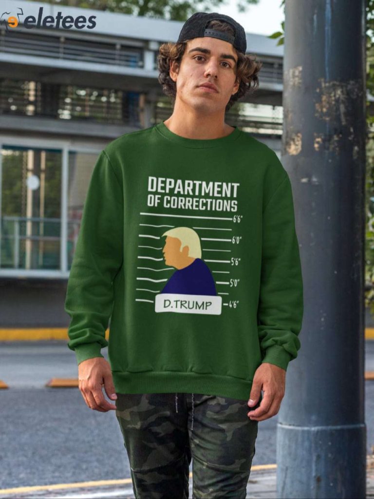 Donald Trump Department Of Corrections DTrump Shirt 3
