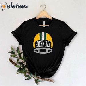 Green Bay Retro Helmet Shirt Green Bay Football T shirt 1