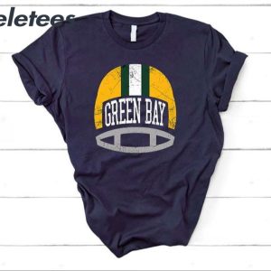 Green Bay Retro Helmet Shirt Green Bay Football T shirt 2