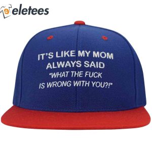 Its Like My Mom Always Said What The Fuck Is Wrong With You Hat3