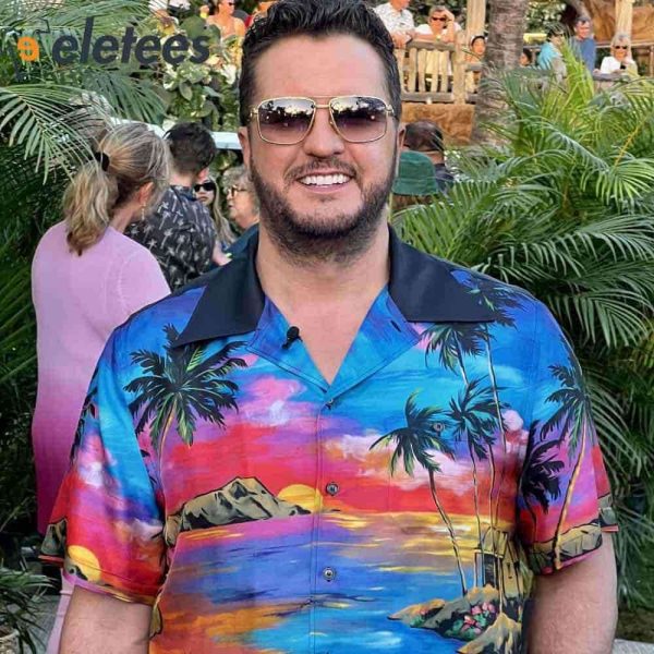 Luke Bryan Aloha Sunset Hawaiian Shirt American Idol 2023