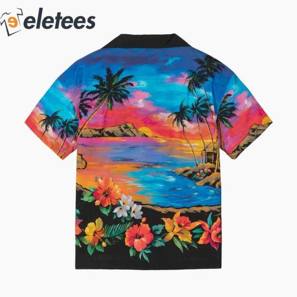 Luke Bryan American Idol Aloha Sunset Trending Hawaiian Shirt