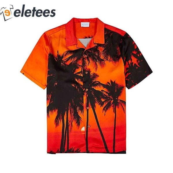 Luke Bryan Aloha Orange Sunset Hawaiian Shirt American Idol