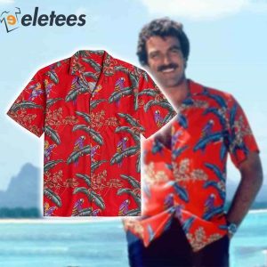 Jungle Bird Magnum Pi Tom Selleck Hawaiian Shirt