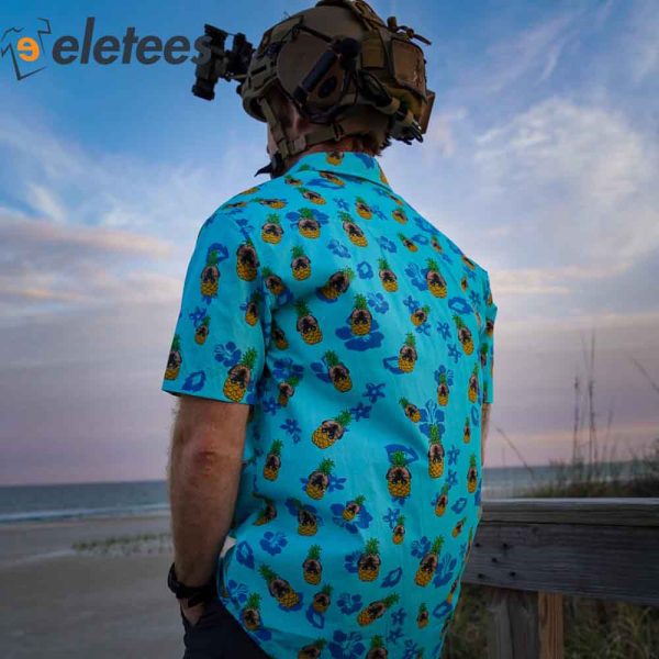 Pineapple Binoculars Tactical Hawaiian Shirt