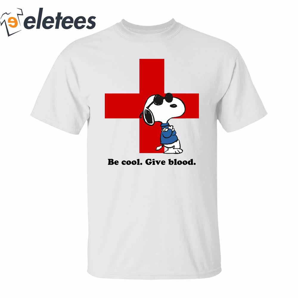 Red Cross Snoopy Peanuts Shirt