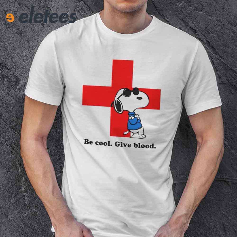 Snoopy Blood Donation Shirt