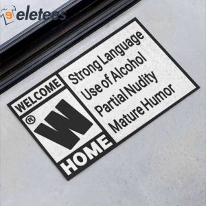 Strong Language Use Of Alcohol Partial Nudity Mature Humor Doormat 3