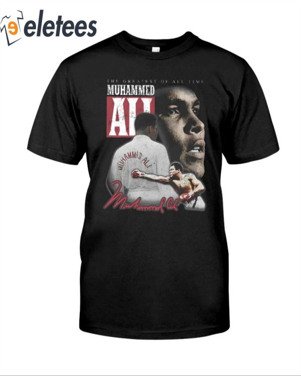 Top The Greatest Of All Time Muhammed Ali Shirt