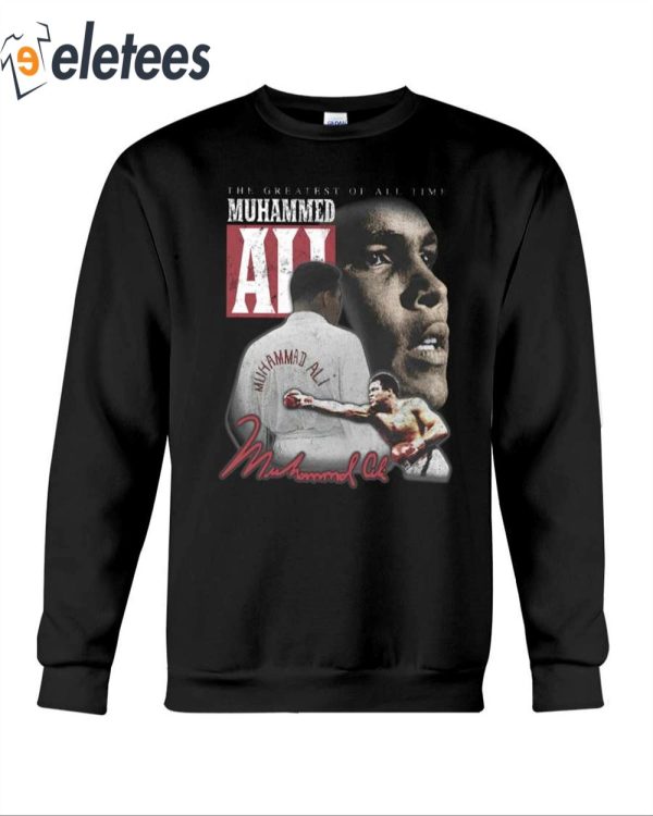 Top The Greatest Of All Time Muhammed Ali Shirt