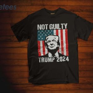 Trump Not Guilty 2024 American Flat Shirt 4