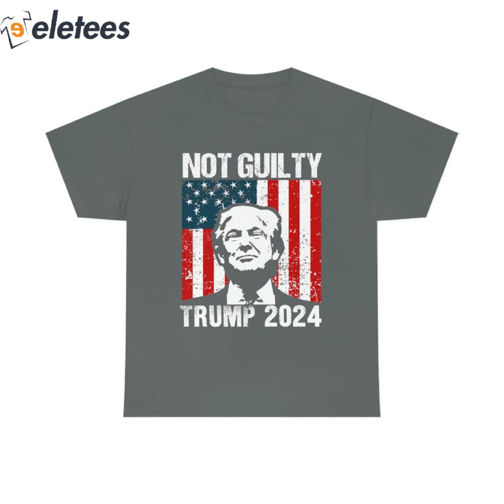 Trump Not Guilty 2024 American Flat Shirt 5