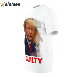 Trump Not Guilty Arrest Mugshot Shirt 4
