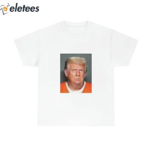 Trump Not Guilty Mugshot Funny Parody Flag Shirt