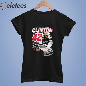 William Bill Clinton 42 Racing Shirt 2