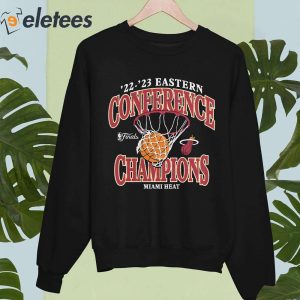 2022 2023 Eastern Conference Champions Miami Heat NBA Retro Shirt 4