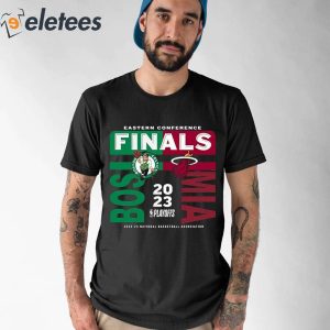 2023 NBA Western Conference Finals Match Up Boston Celtics vs Miami Heat Shirt 5