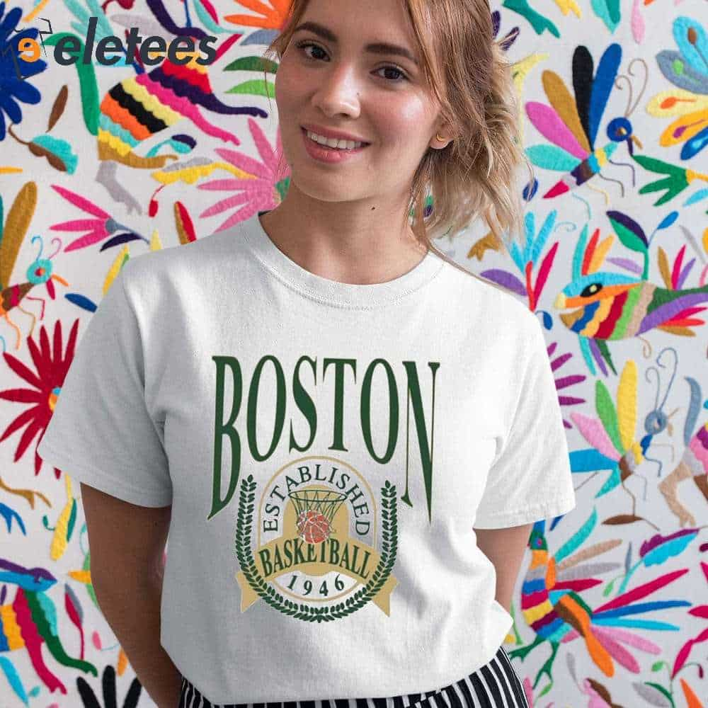 Vintage Nba Basketball 1946 Boston Celtics Sweatshirt - Anynee