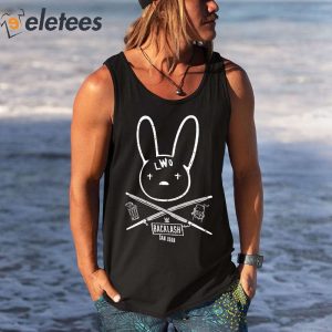 Bad Bunny Kendo Sticks LWO Backlash San Juan Shirt 1