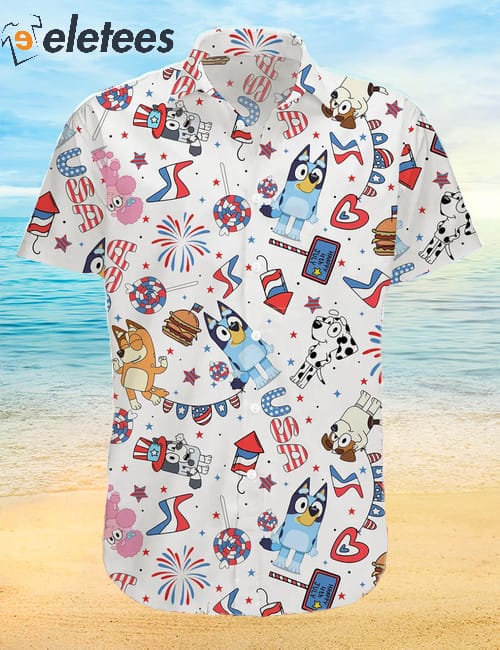 Bluey Hawaiian Shirt Funny Bluey Hawaiian Shirt