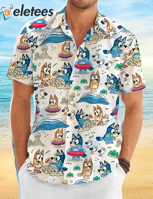 Crabs In Blue Hawaiian Shirts, Floral Crab And Cool Shirts For