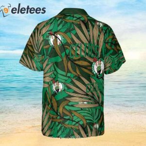 Boston Celtics NBA 2023 Tropical Palm Leaves Aloha Hawaiian Shirt 3
