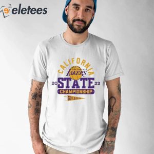 California Los Angeles Lakers 2023 State Championship Go Lakers Shirt 1