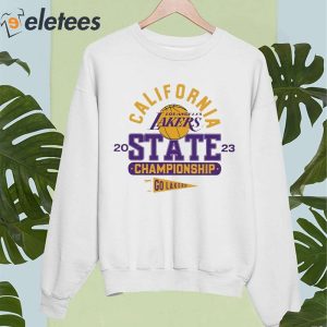 California Los Angeles Lakers 2023 State Championship Go Lakers Shirt 3
