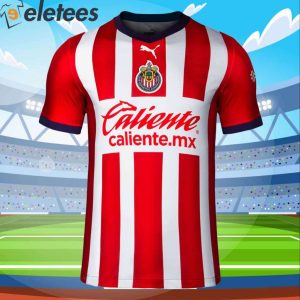 Chivas 2223 Home Custom Soccer Jersey 2