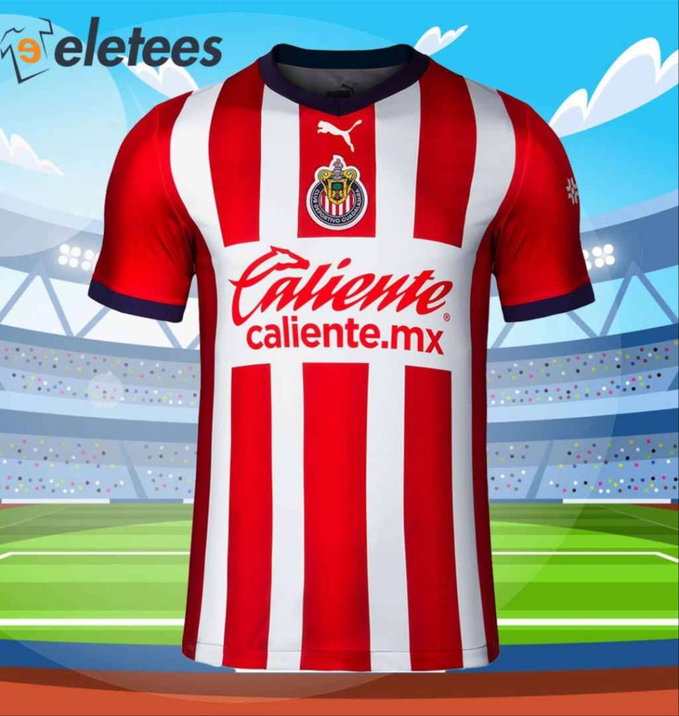 Chivas 2223 Home Custom Soccer Jersey 2