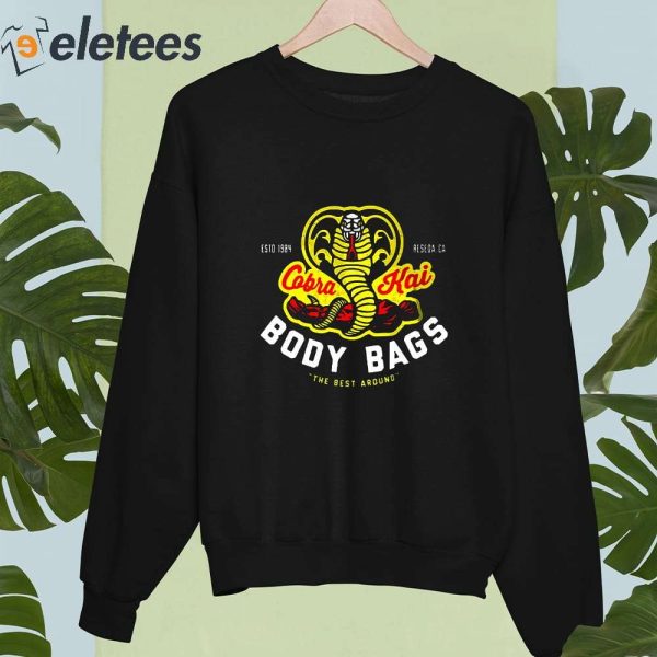 Cobra Kai Body Bags Karate Kid Parody Fan Art Shirt
