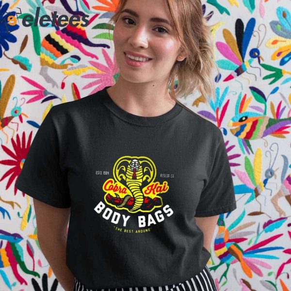 Cobra Kai Body Bags Karate Kid Parody Fan Art Shirt