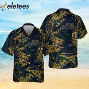 Denver Nuggets NBA 2023 Tropical Palm Leaves Aloha Hawaiian Shirt 1