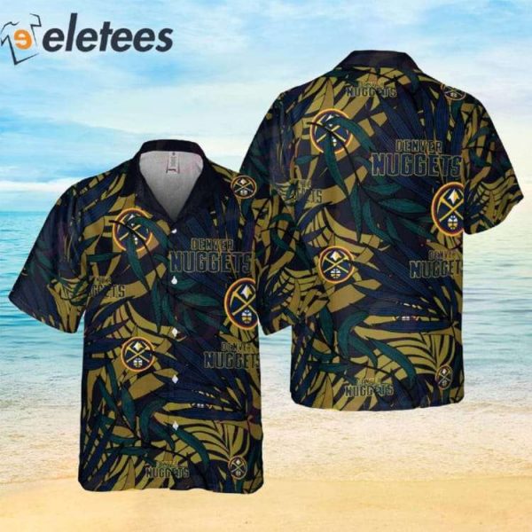 Denver Nuggets NBA 2023 Tropical Palm Leaves Aloha Hawaiian Shirt