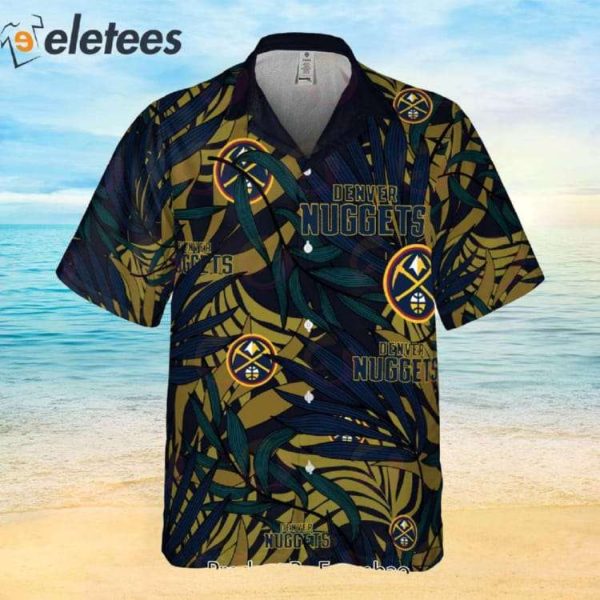 Denver Nuggets NBA 2023 Tropical Palm Leaves Aloha Hawaiian Shirt