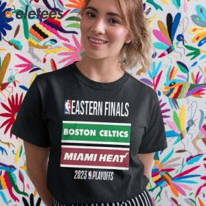 Eastern Finals Boston Celtics Miami Heat 2023 Playoffs Shirt 1