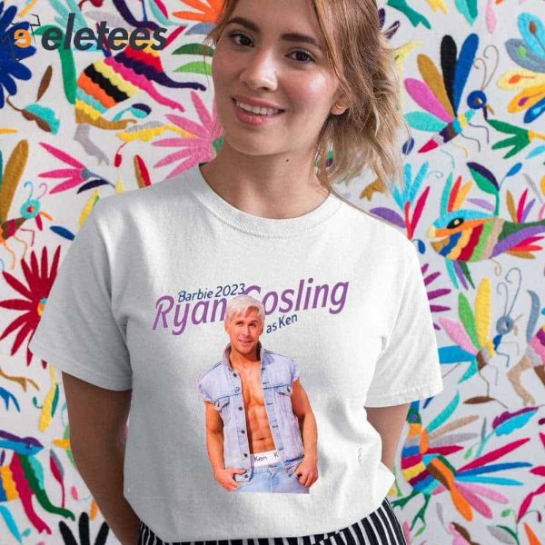 Eva Mendes Ryan Gosling Barbie 2023 As Ken Shirt