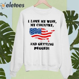 F1NN5TER I Love My Wife My Country And Getting Pegged Shirt 4
