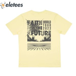 Faith In The Future World Tour 2023 Yellow Shirt